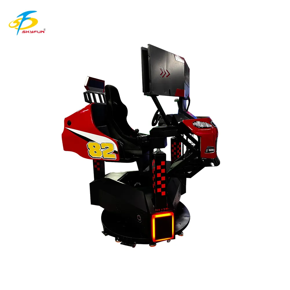SkyFun Triple-Screen VR Driving Simulator 4
