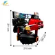Triple-Screen VR Driving Simulator: High-Performance Racing Arcade 3