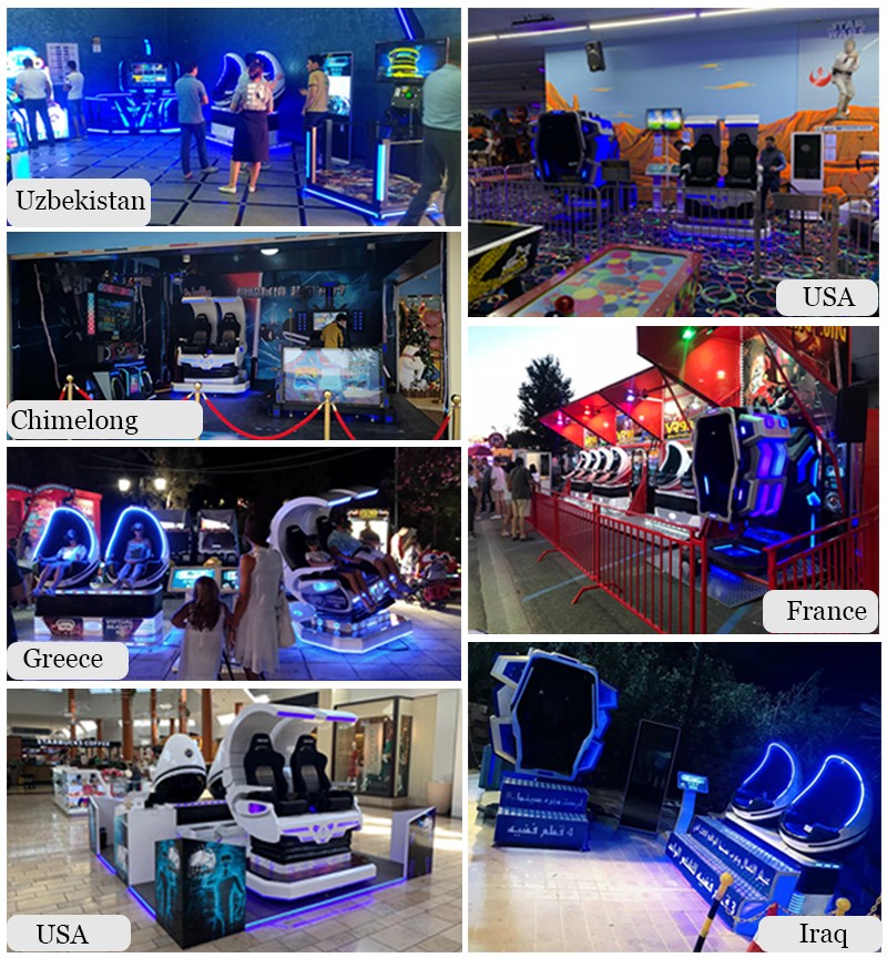 SKYFUN - Virtual reality arcade game simulator ride 300 square meters 9d vr theme park design ONE-STOP VR Theme Park 13