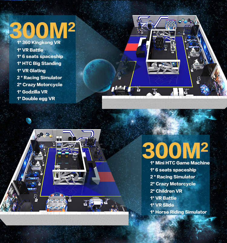 SKYFUN - Fun and fun children's VR amusement park, children's indoor playground VR equipment ONE-STOP VR Theme Park 9