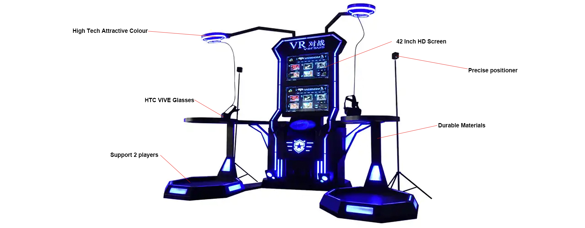 Best Two Players VR battle machine（HTC Walking VR machine） Factory Price - SKYFUN Company 7