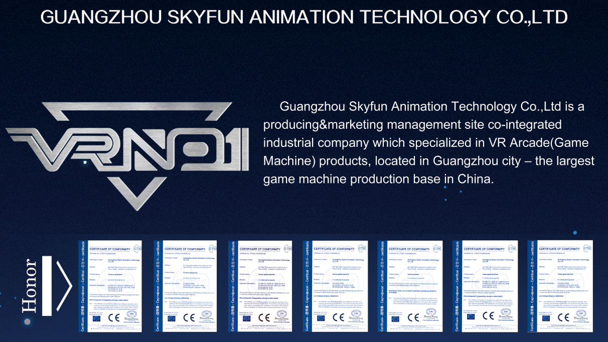 SKYFUN - 400 SQ meters vr theme park solution professional 9d virtual reality supplier ONE-STOP VR Theme Park 19