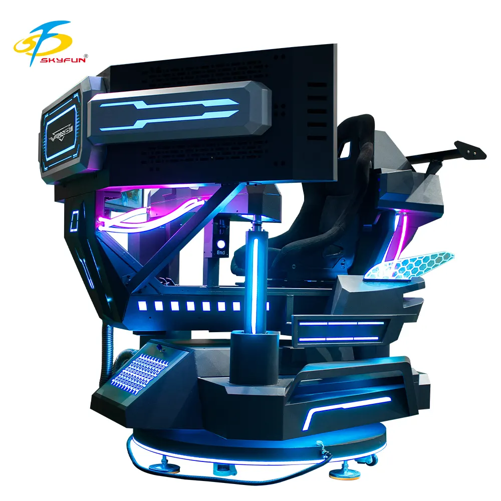 360° 3-Screen Racing Arcade Machine with Ultra-Narrow Frame & Motion 7