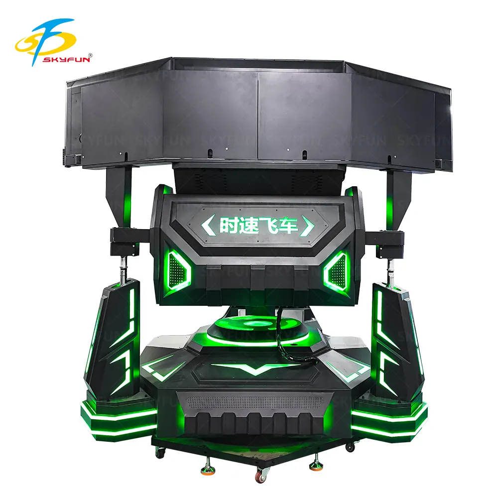 Immersive 3-Screen Arcade Driving Machine 6