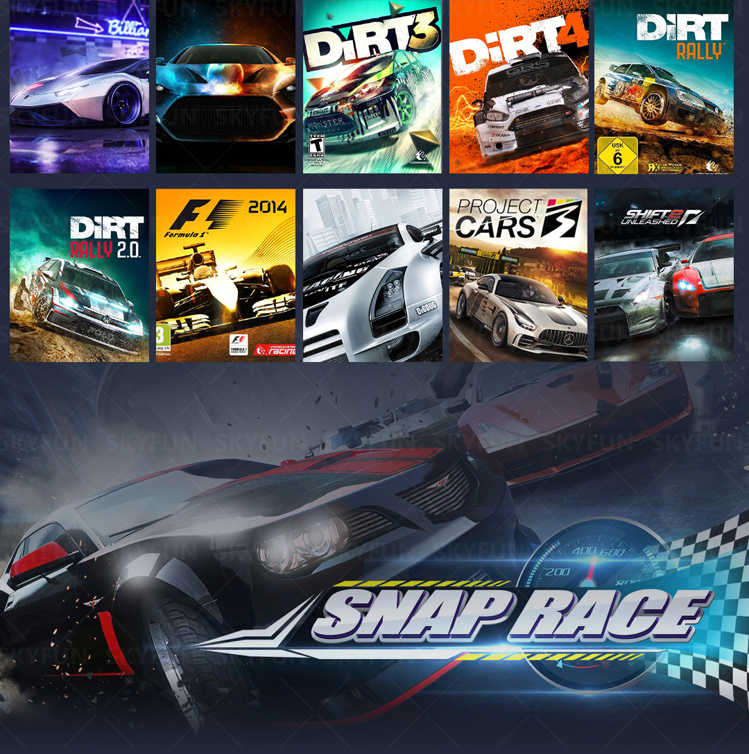 Best 3 screens racing car Racing Game Machine FUN Racing Car Company - SKYFUN 12