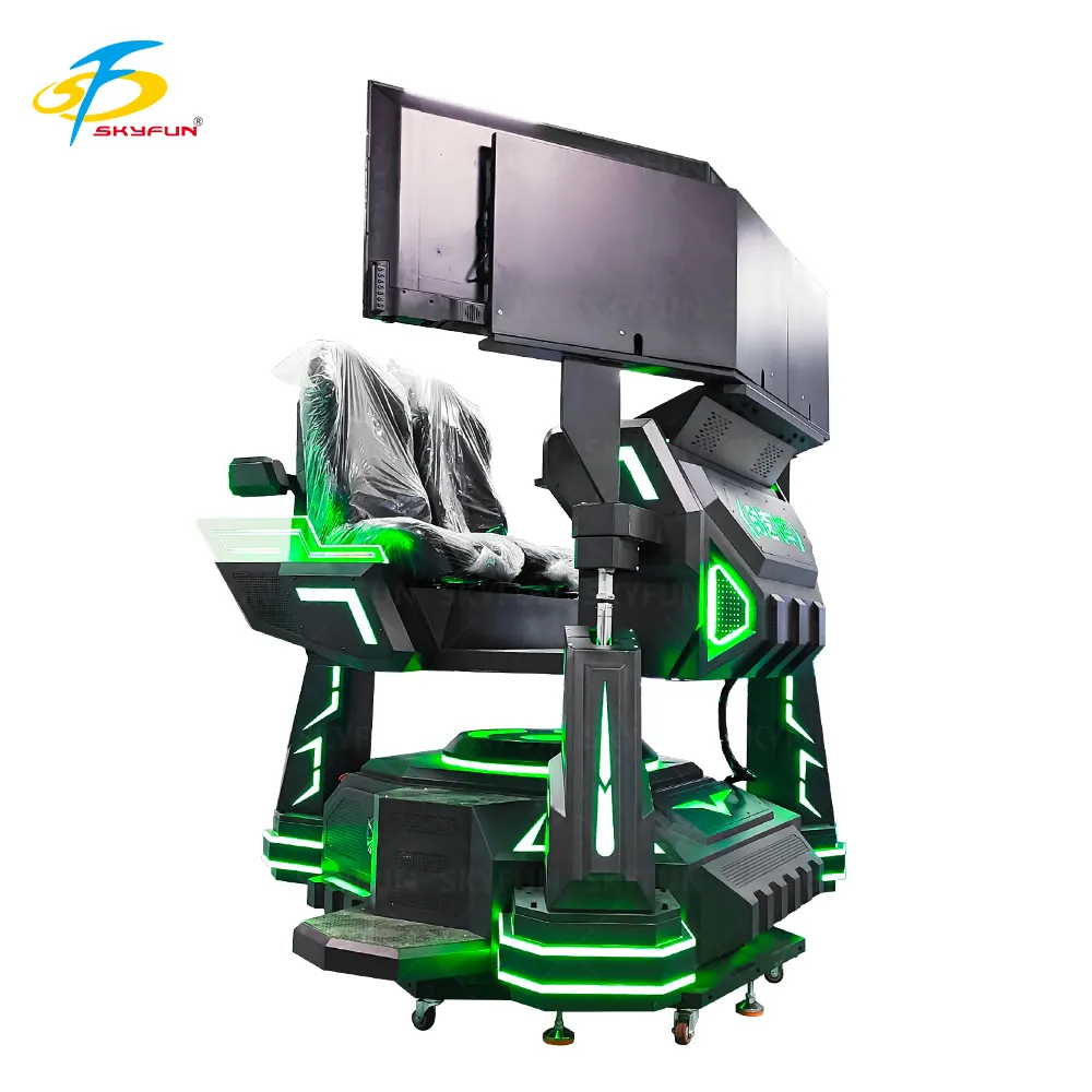 Immersive 3-Screen Arcade Driving Machine 5