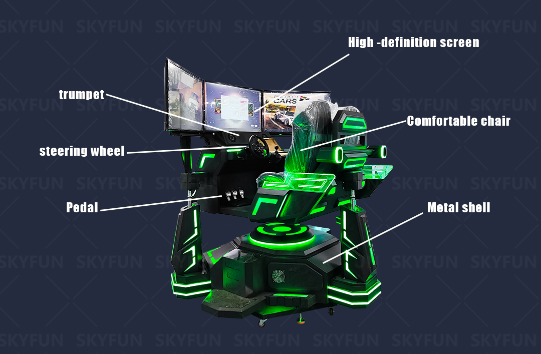 Best 3 screens racing car Racing Game Machine FUN Racing Car Company - SKYFUN 10