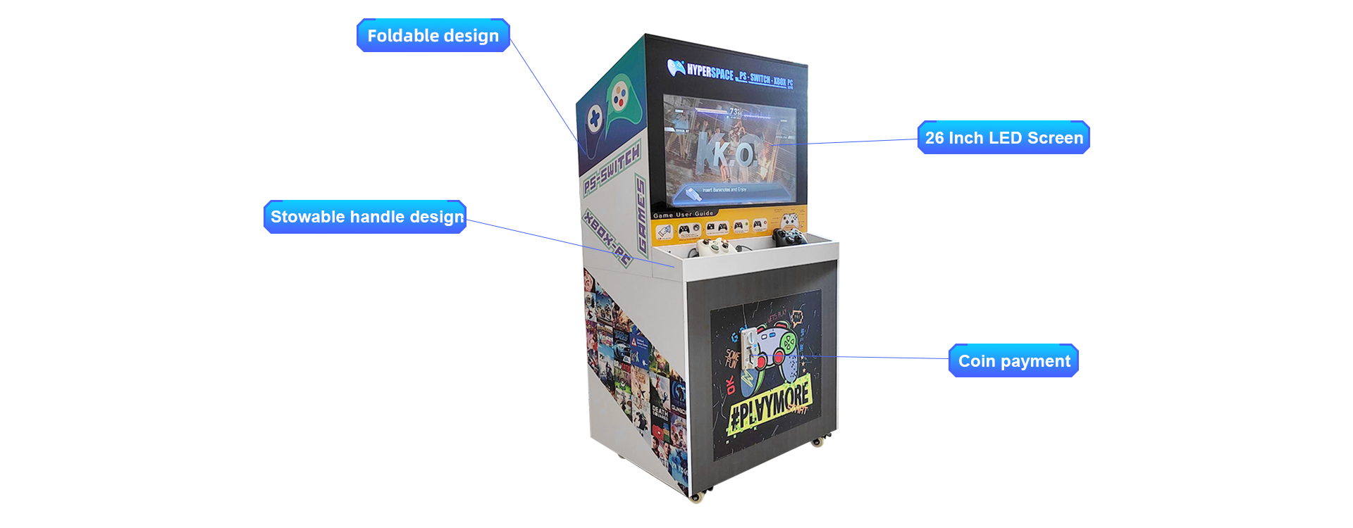 Custom arcade machine supplier | SKYFUN 6