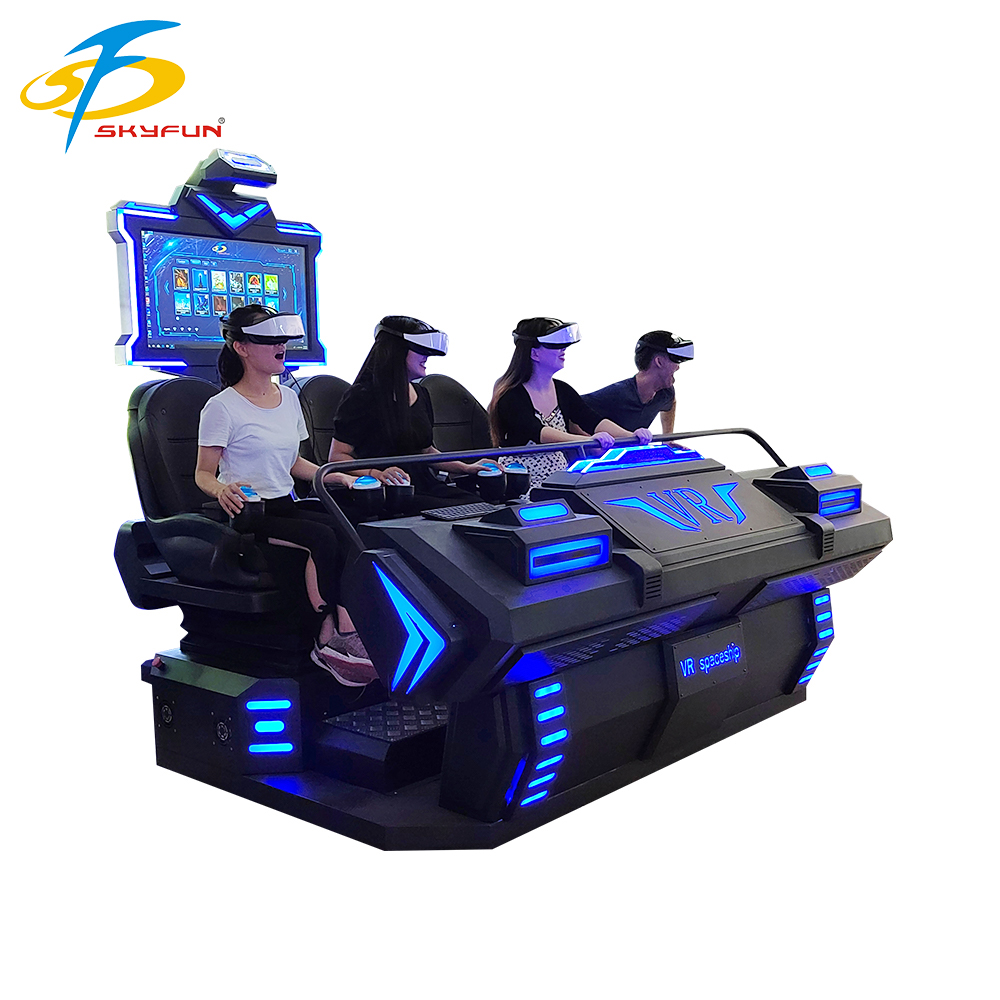 Intro to 9d vr 4seats cinema Multi Person VR Cinema SKYFUN 8