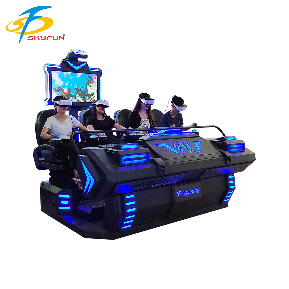 Intro to 9d vr 4seats cinema Multi Person VR Cinema SKYFUN 5