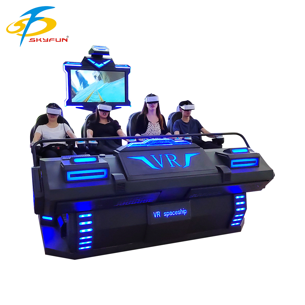 Intro to 9d vr 4seats cinema Multi Person VR Cinema SKYFUN 7