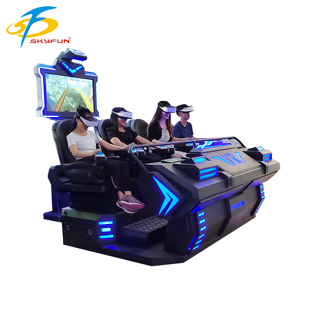 Intro to 9d vr 4seats cinema Multi Person VR Cinema SKYFUN 6