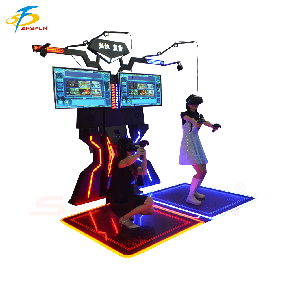 Best VR Game Machine Supplier 2 Player HTC Vive VR Battle Simulator 8