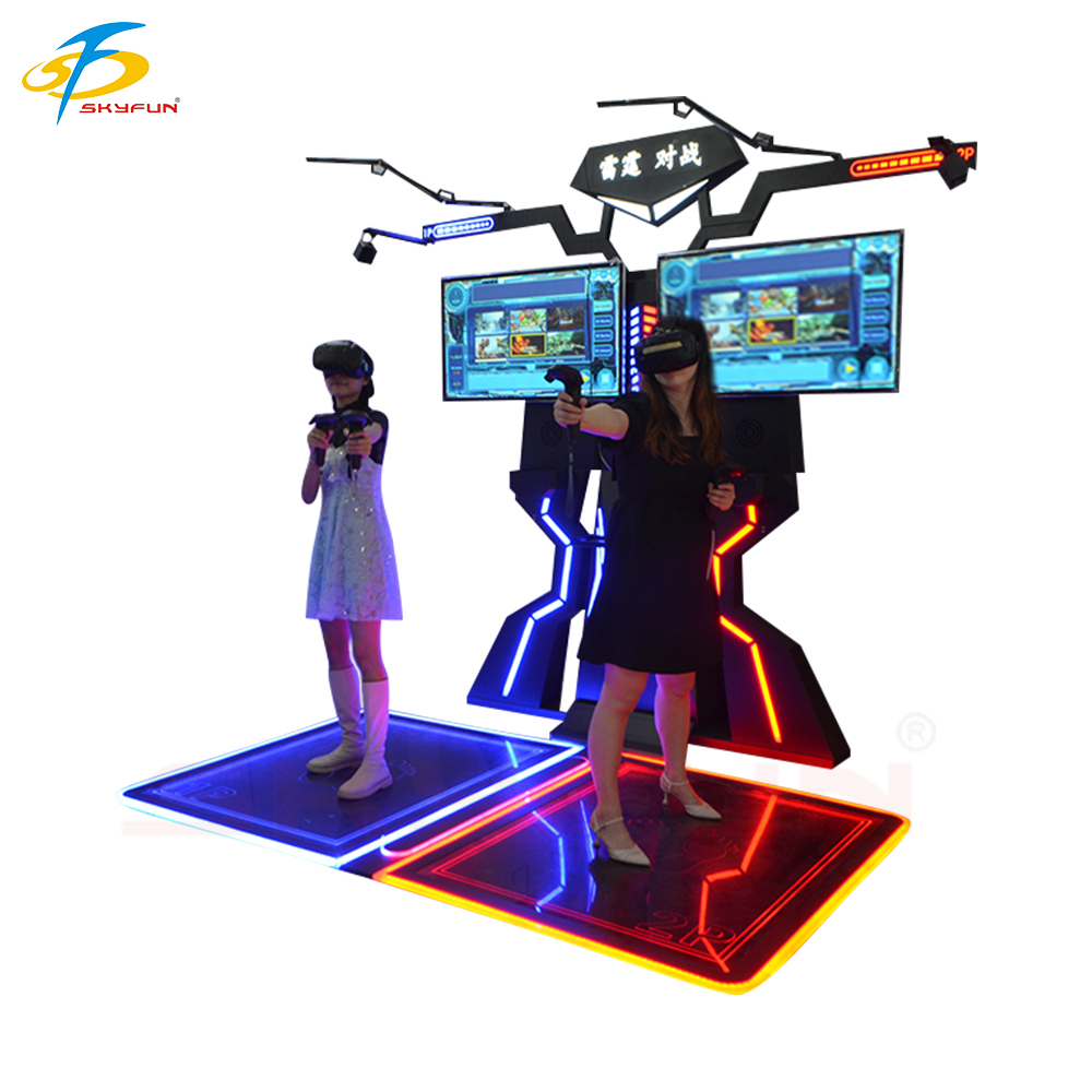 Best VR Game Machine Supplier 2 Player HTC Vive VR Battle Simulator 6