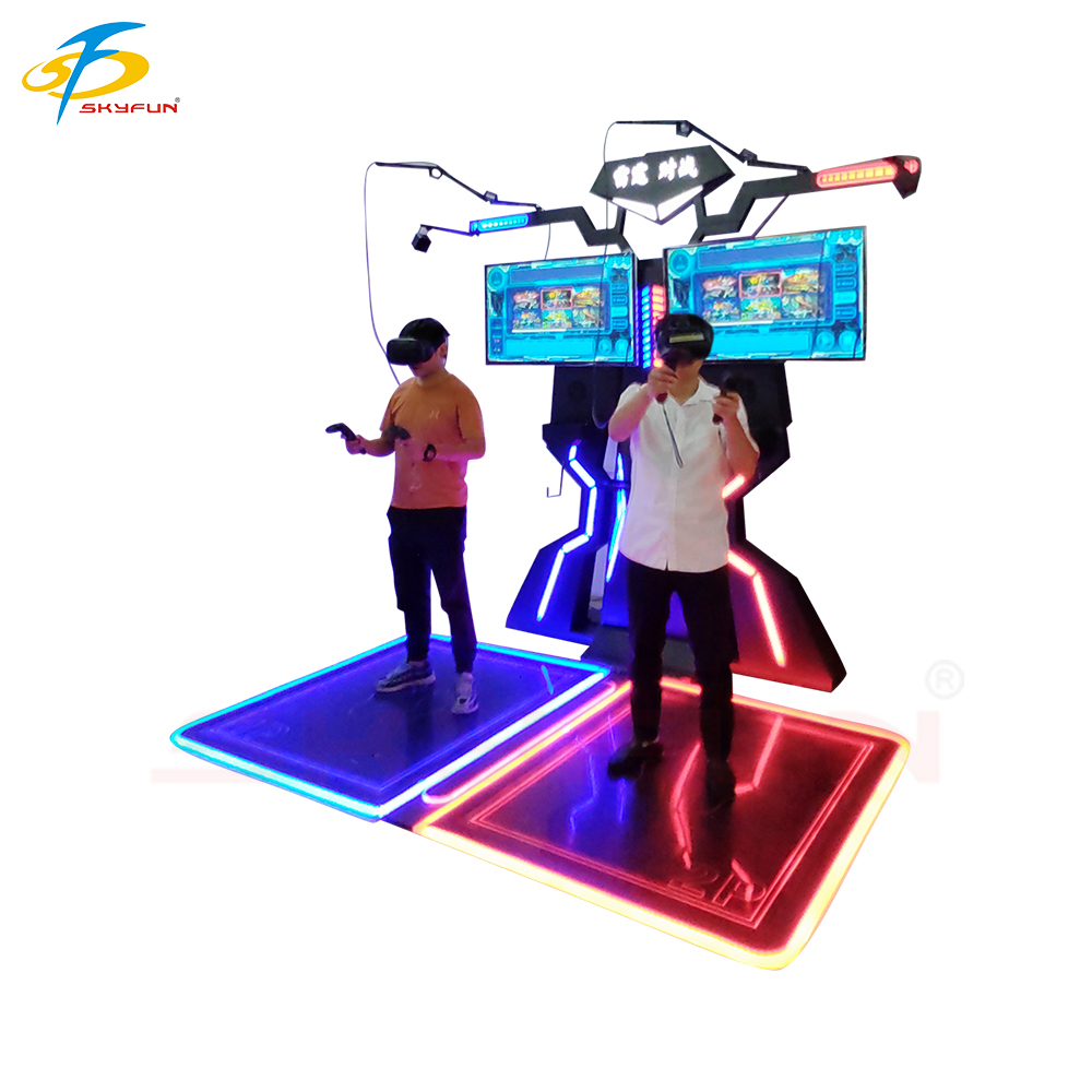 Best VR Game Machine Supplier 2 Player HTC Vive VR Battle Simulator 5