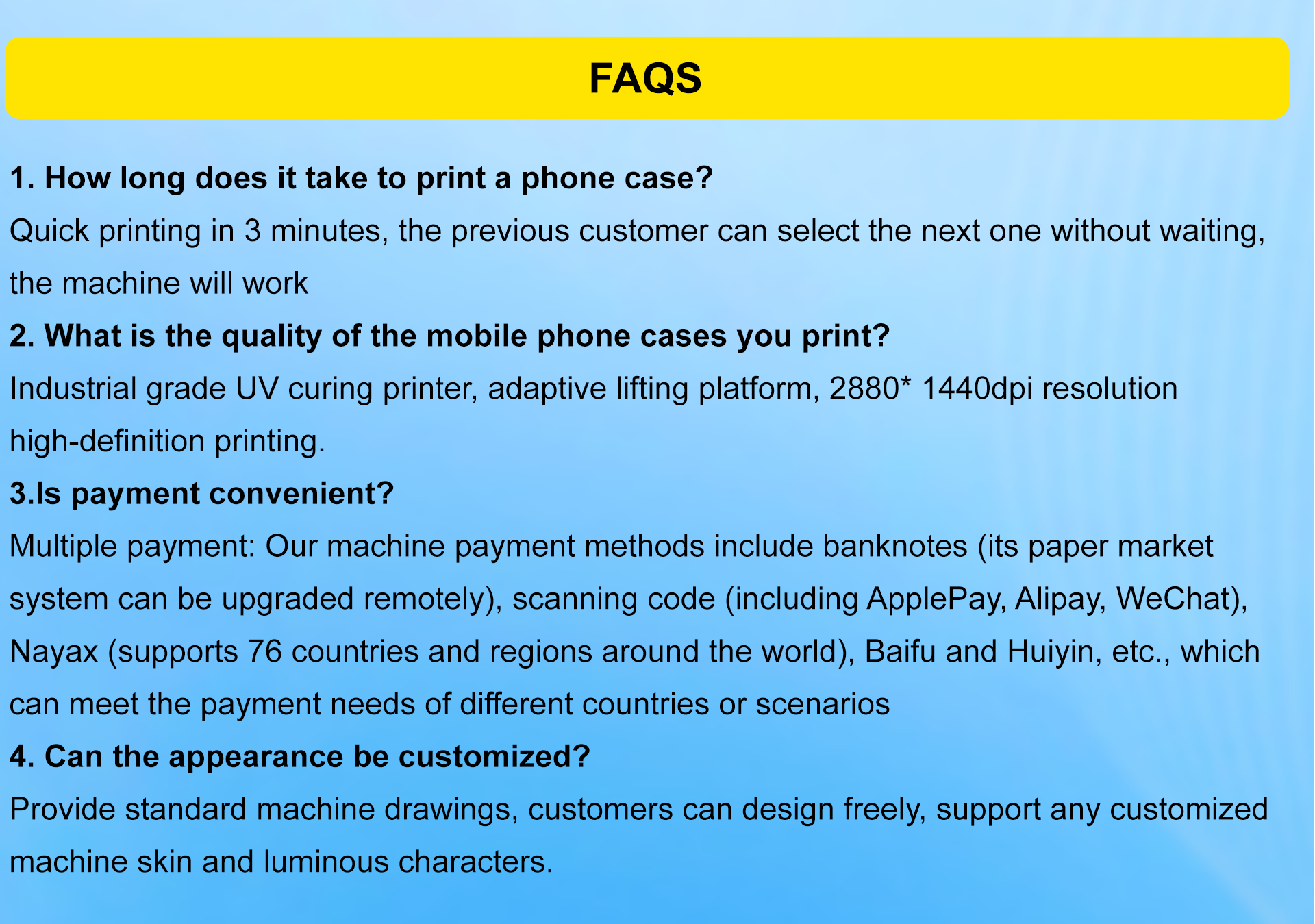 Skyfun Pro 2025 | DIY Phone Case Vending Machine | UV Printing | IoT Remote | 595+ Models | 5 Colors Available 15