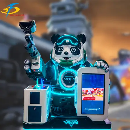 Kids VR Machine – VR Panda Soldier | Shooting Simulator &amp; VR Simulator Manufacturers From China | SKYFUN 1