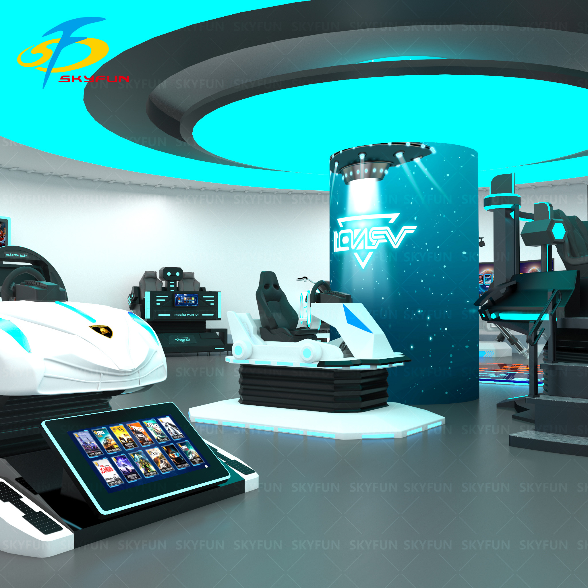 Customized 220-square -meter VR Theme park  virtual reality game park manufacturers From China | SKYFUN 10