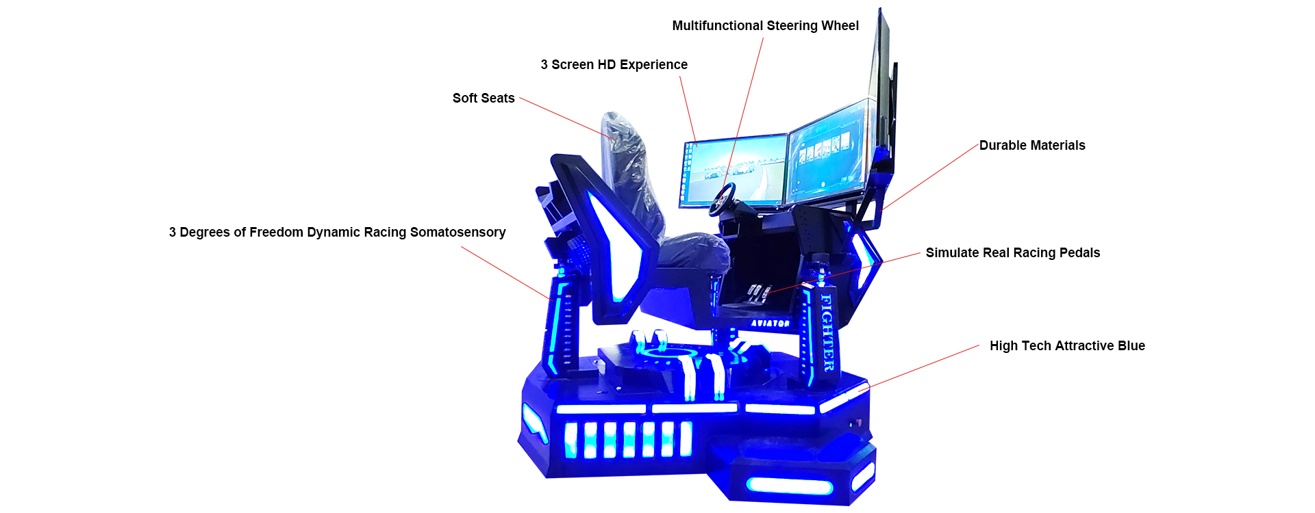 Custom arcade machine driving supply | SKYFUN 3