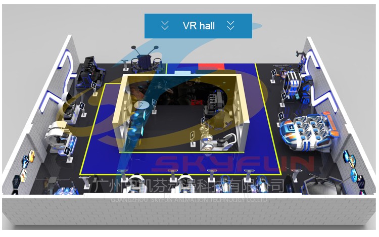 9D Virtual Reality Cinema Simulator Amusement Park VR Theme Park