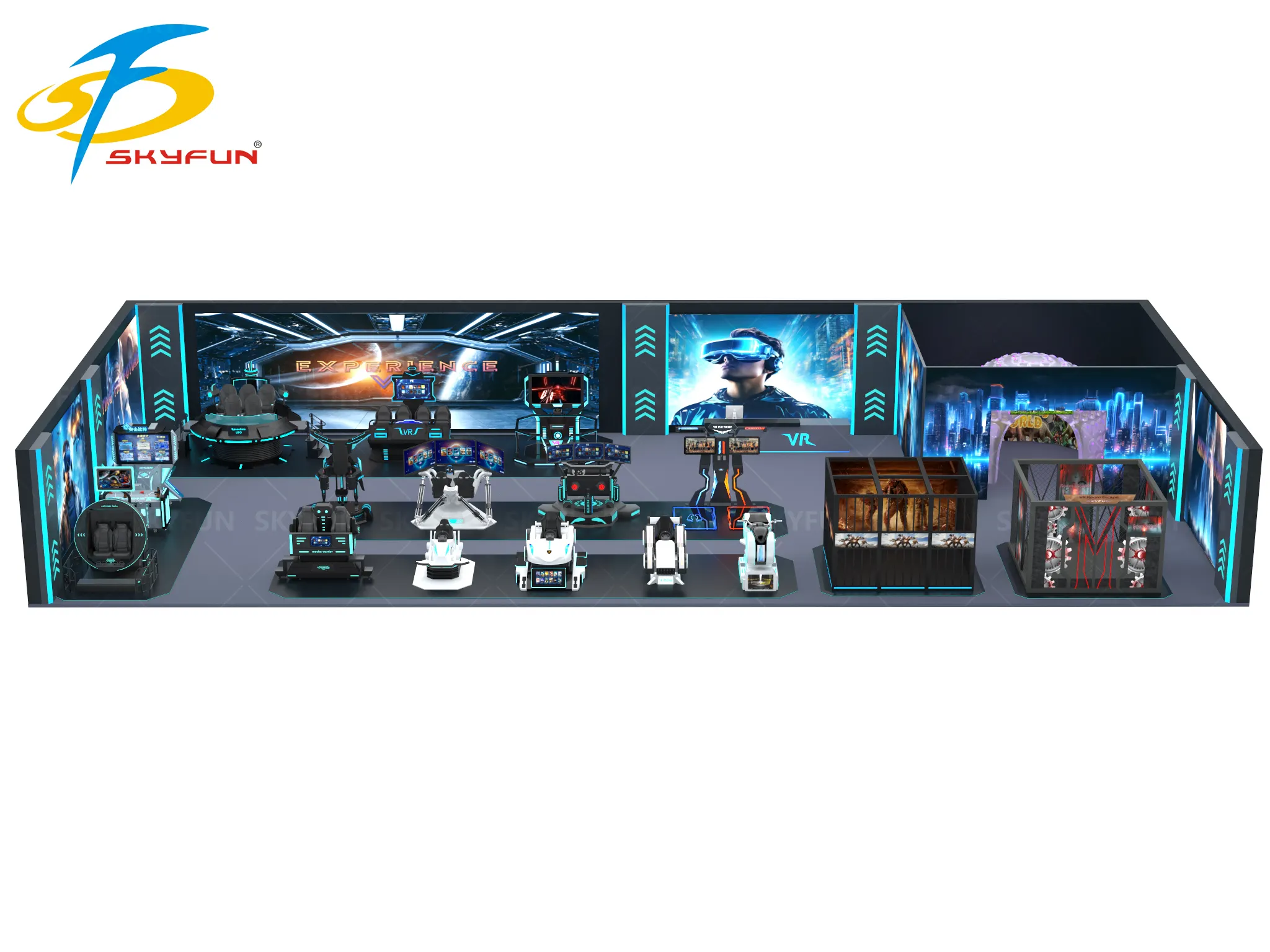 Best vr theme parks factory | SKYFUN 3