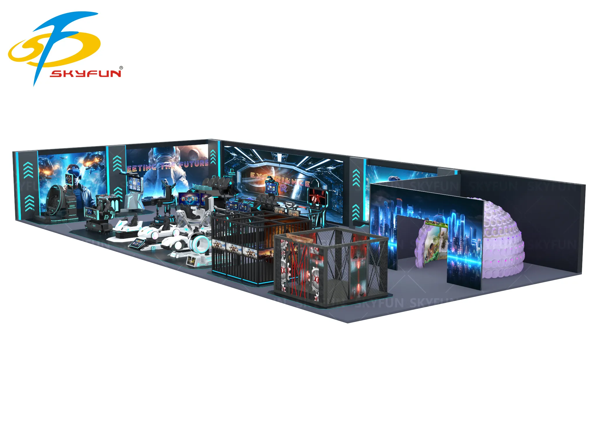 Best vr theme parks factory | SKYFUN 4