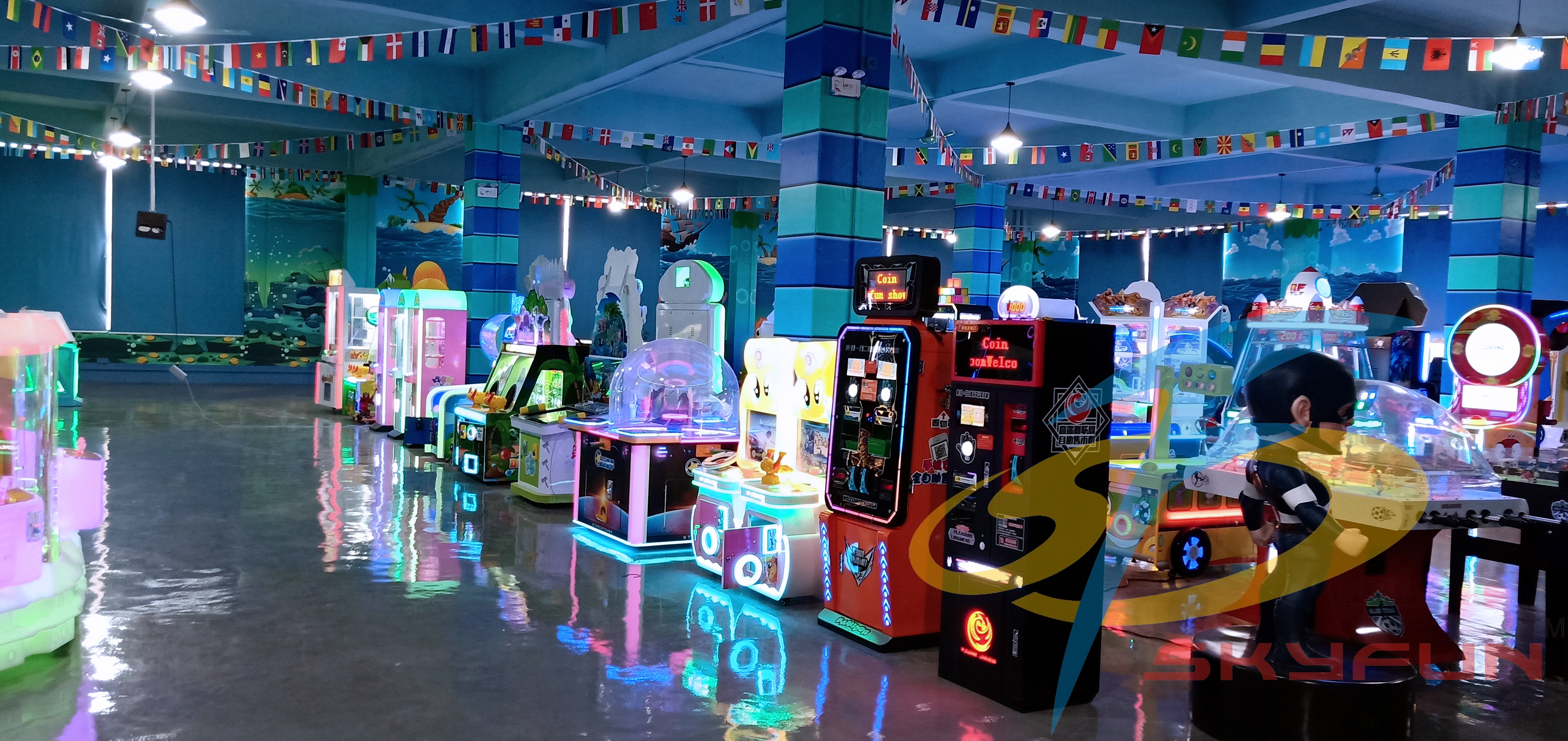 SKYFUN 448 square meter VR amuement park VR game park-Top 9D VR theme park supplier 17
