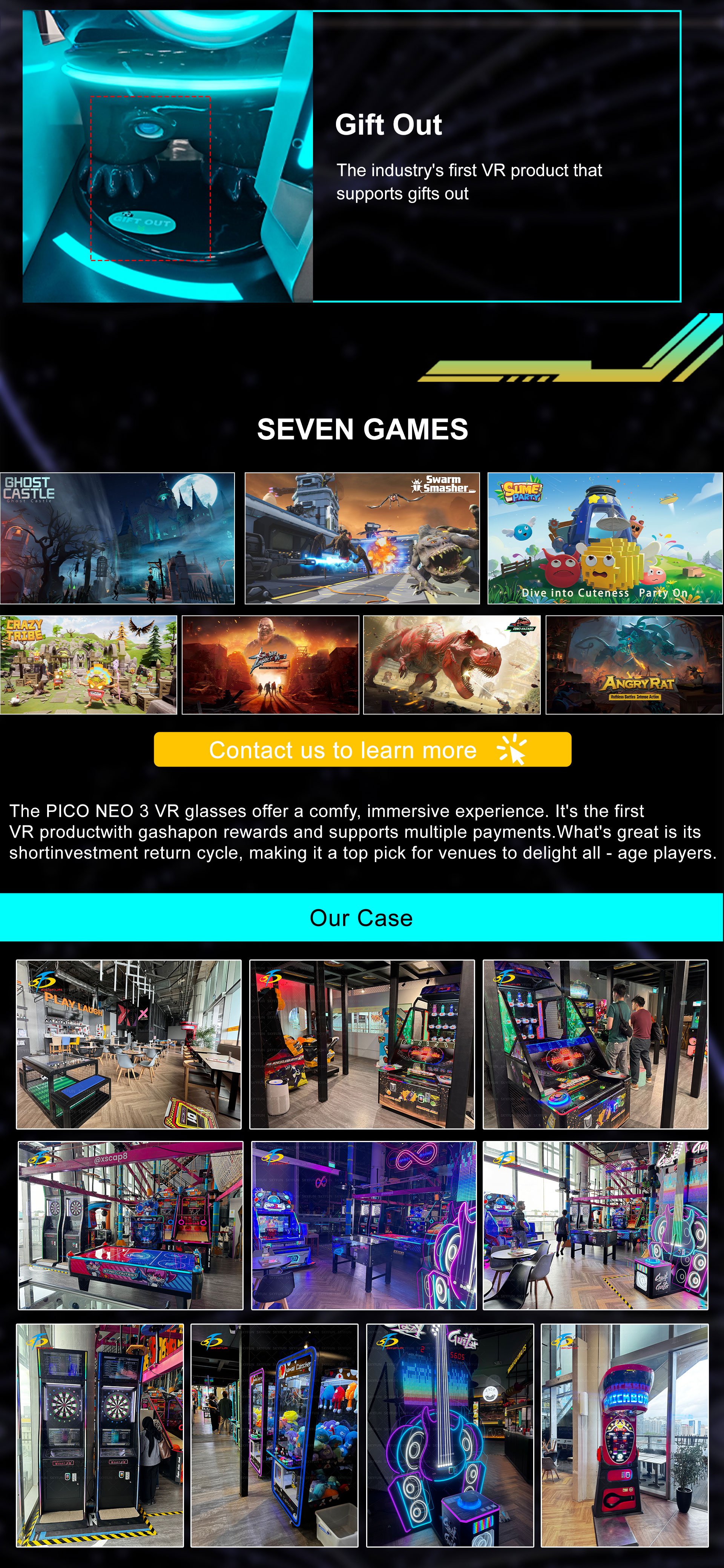 Kids VR Machine – New Design Appearance Panda Soldier Defender with Safer VR Headset | SKYFUN 8