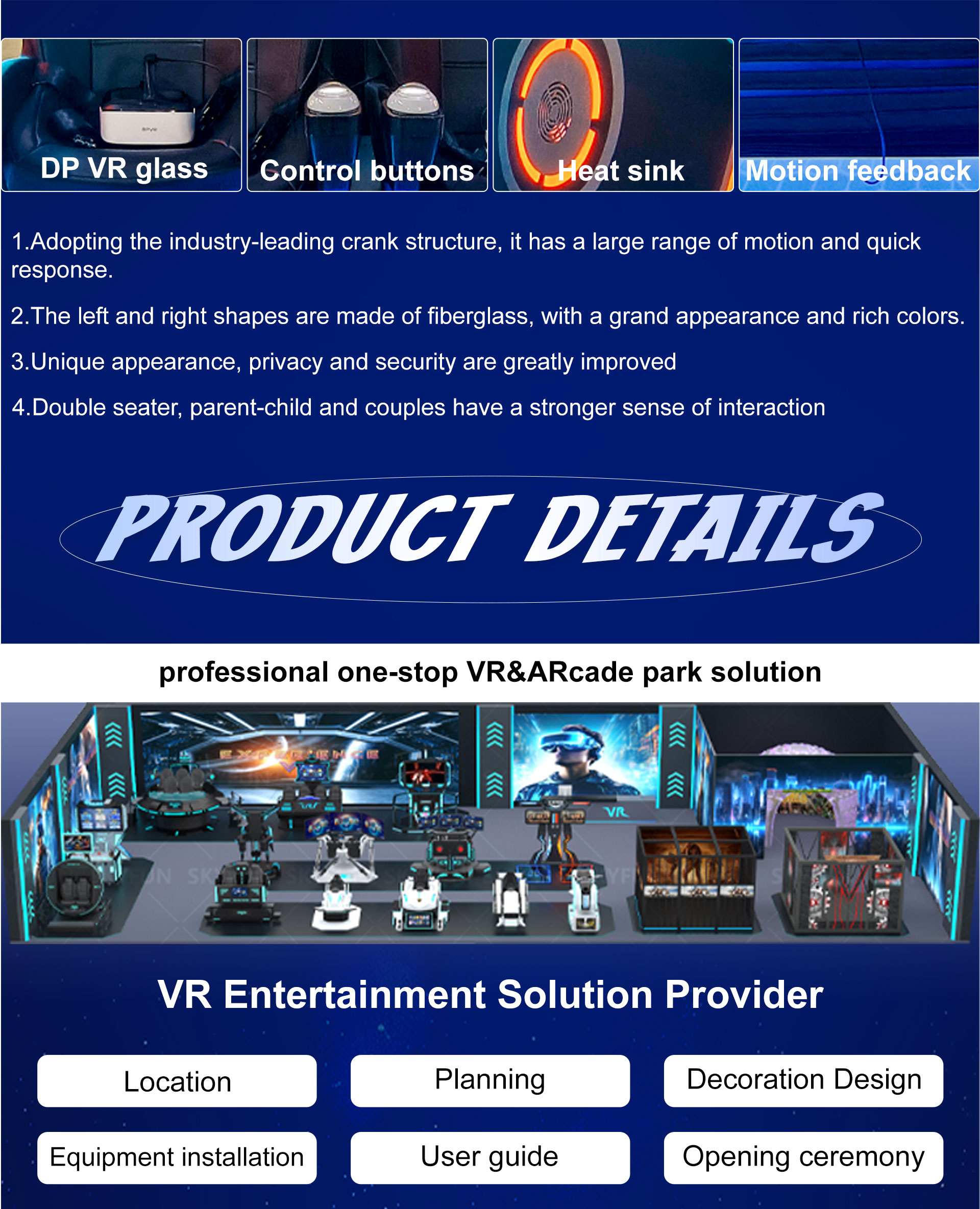 Fun Time Machine - 2 Seat VR Cinema with Advanced Motion Technology 9