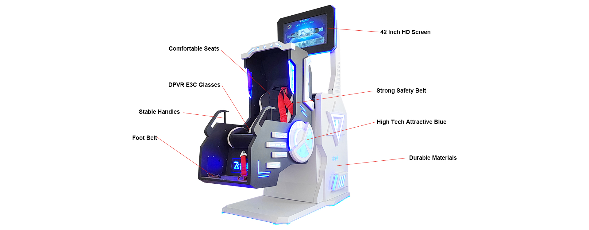 Popular 9D Virtual reality game machine360 degree vr chair 360 vr simulator-VR &amusement game machine supplier Skyfun