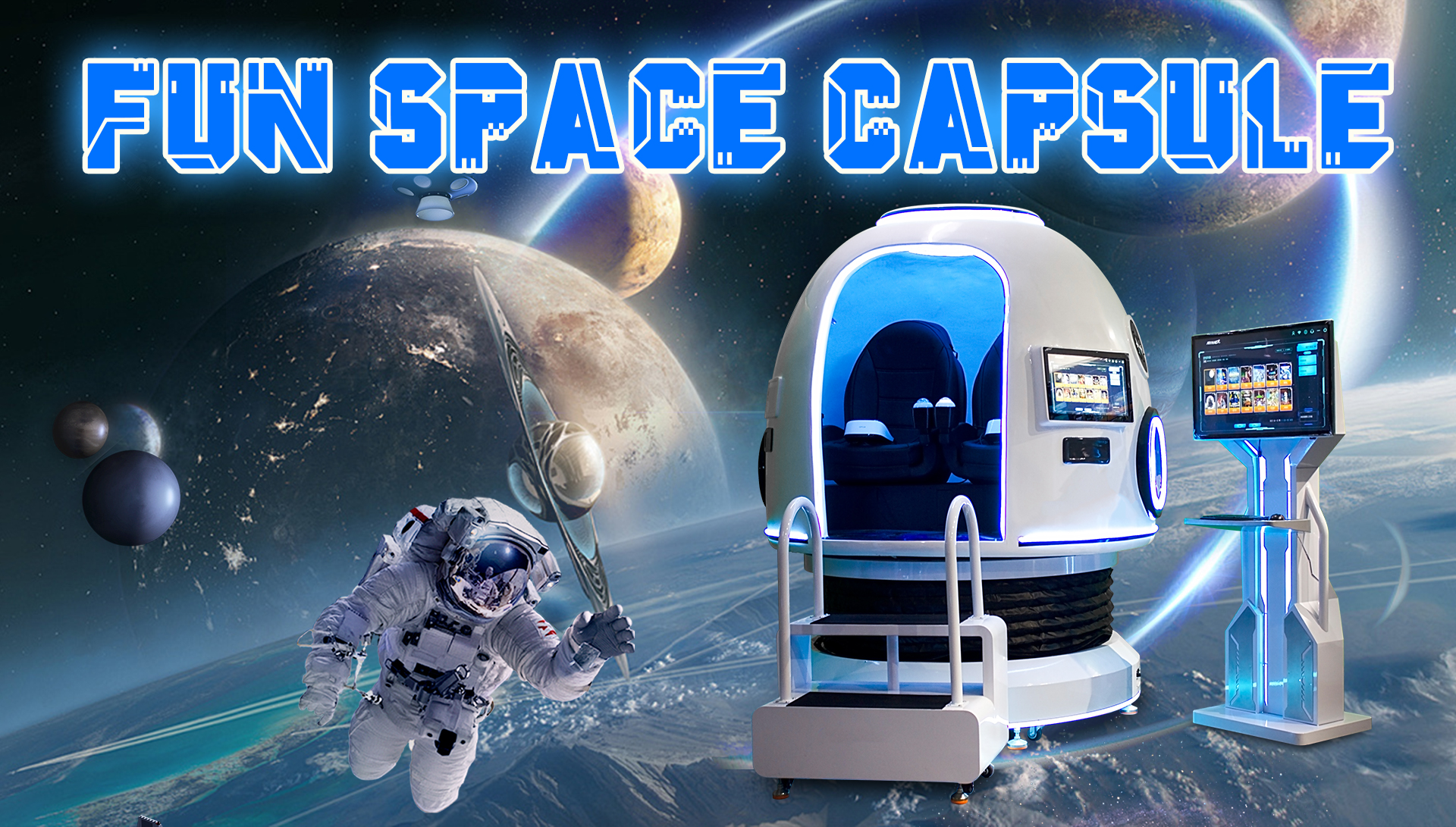 360° Rotating Space Capsule with VR Experience 7