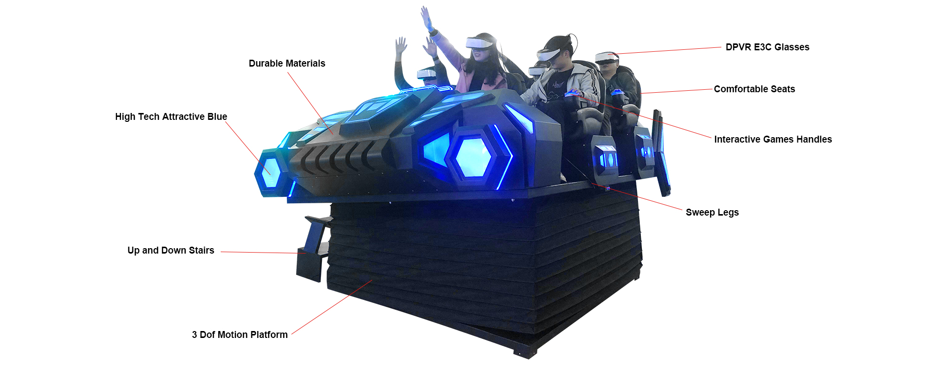 Wholesale 9D VR 6SEATS CINEMA with good price - SKYFUN 3