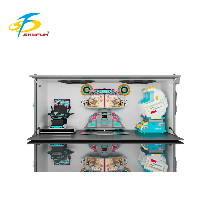 SkyFun VR Container - 9D VR & Dinosaur Zone Combo for VR Amusement Park 4