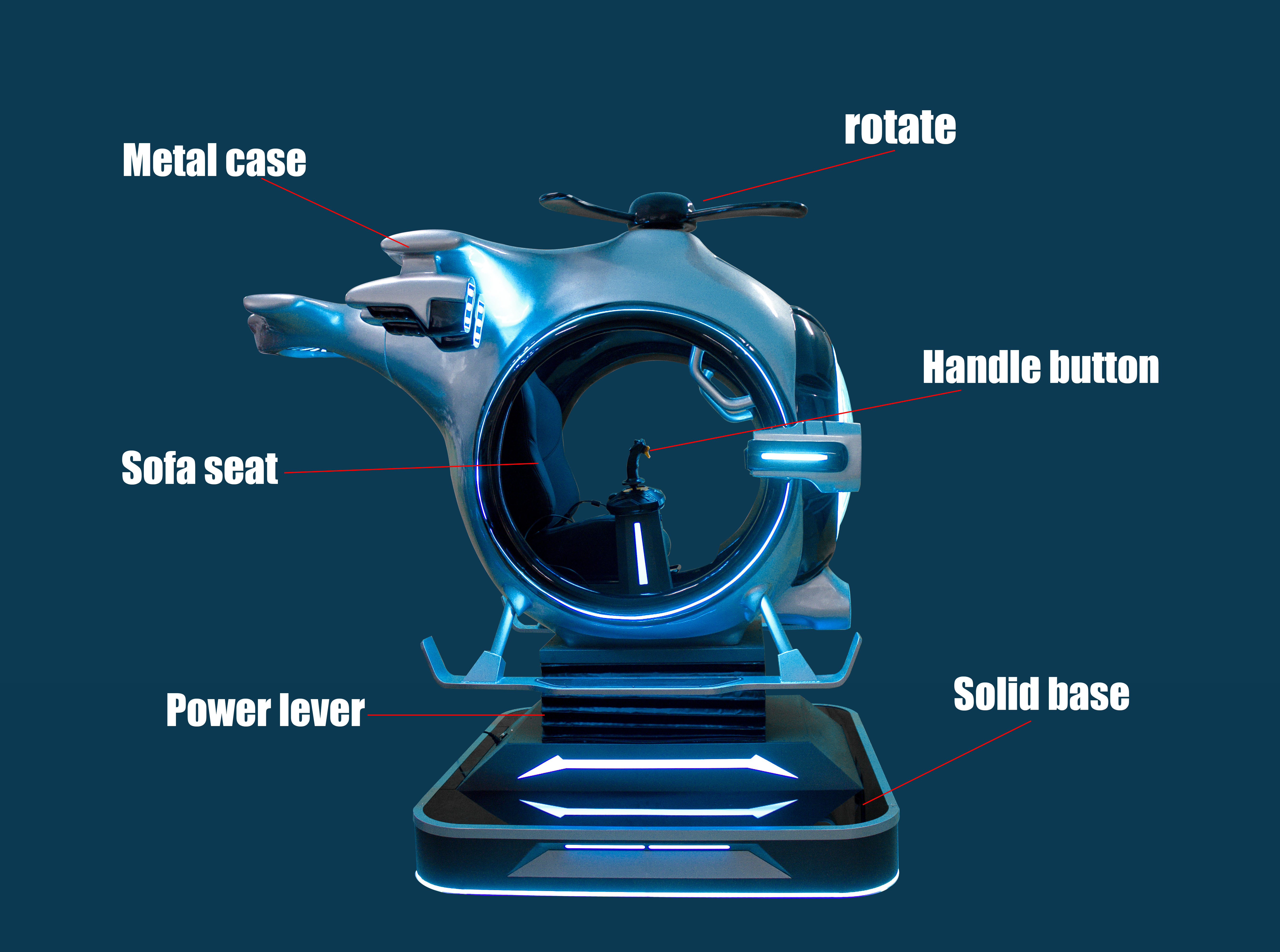 Customized Quality Fun Fighter 9D VR Flight Simulator Manufacturer | SKYFUN 9