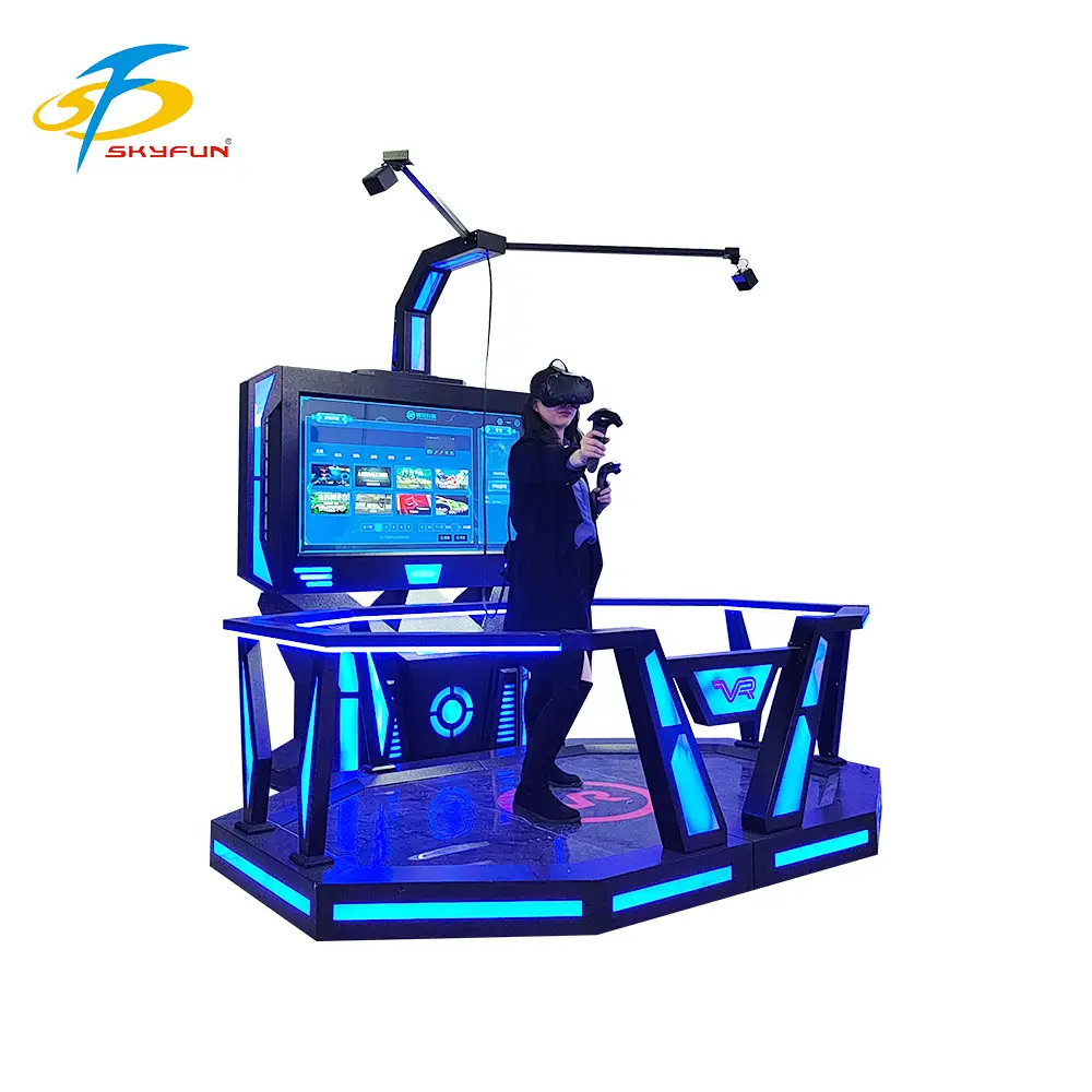 VR HTC Vive 9D VR Standing VR Game Platform Interactive HTC Vive Standing VR Simulator 1