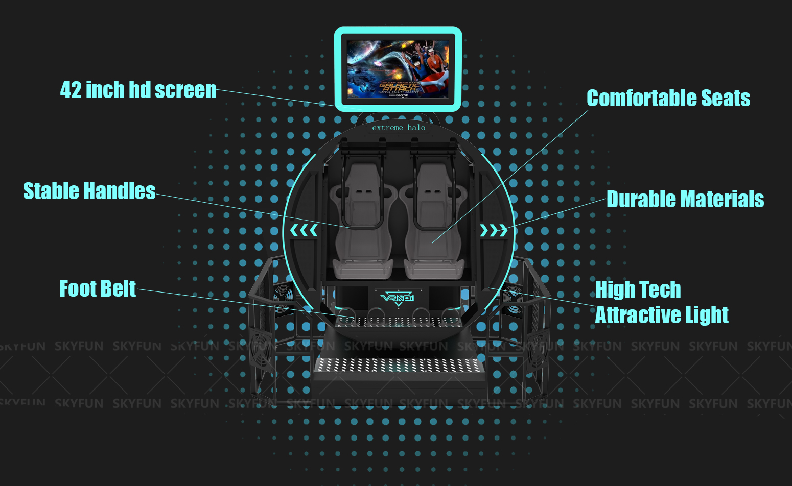 About 360 VR Simulator 360 VR motion chair introduction 2