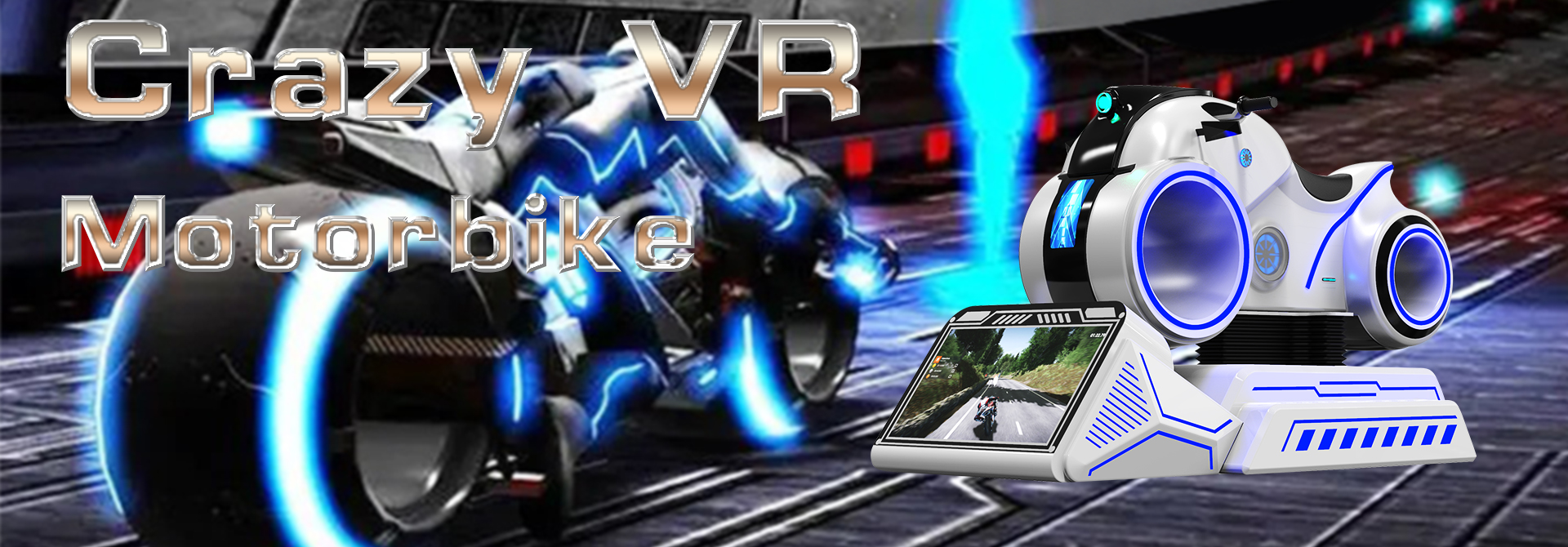 vr motorbike racing simulator