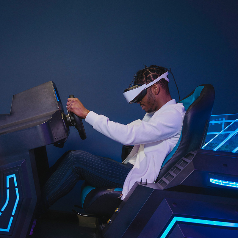 VR racing simulator