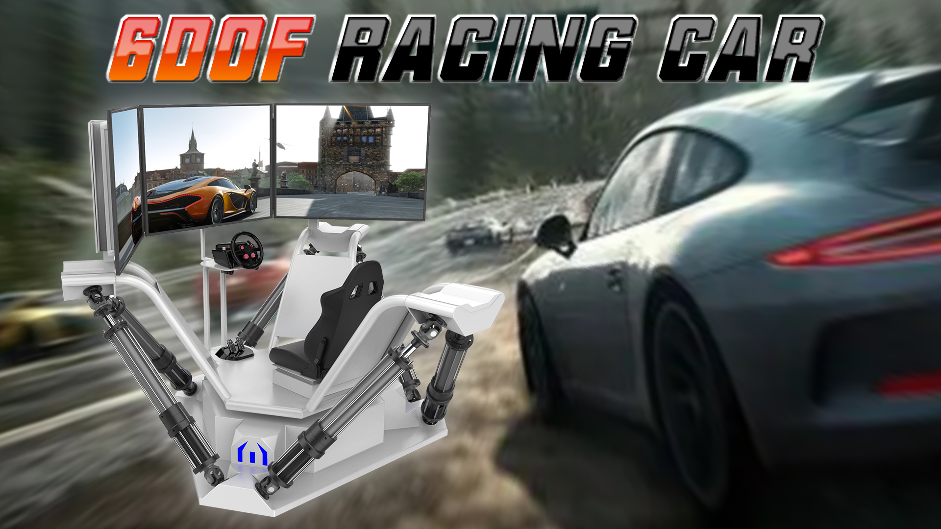 Is there a VR driving simulator?-skyfun Factory price vr racing simulator for sale 2