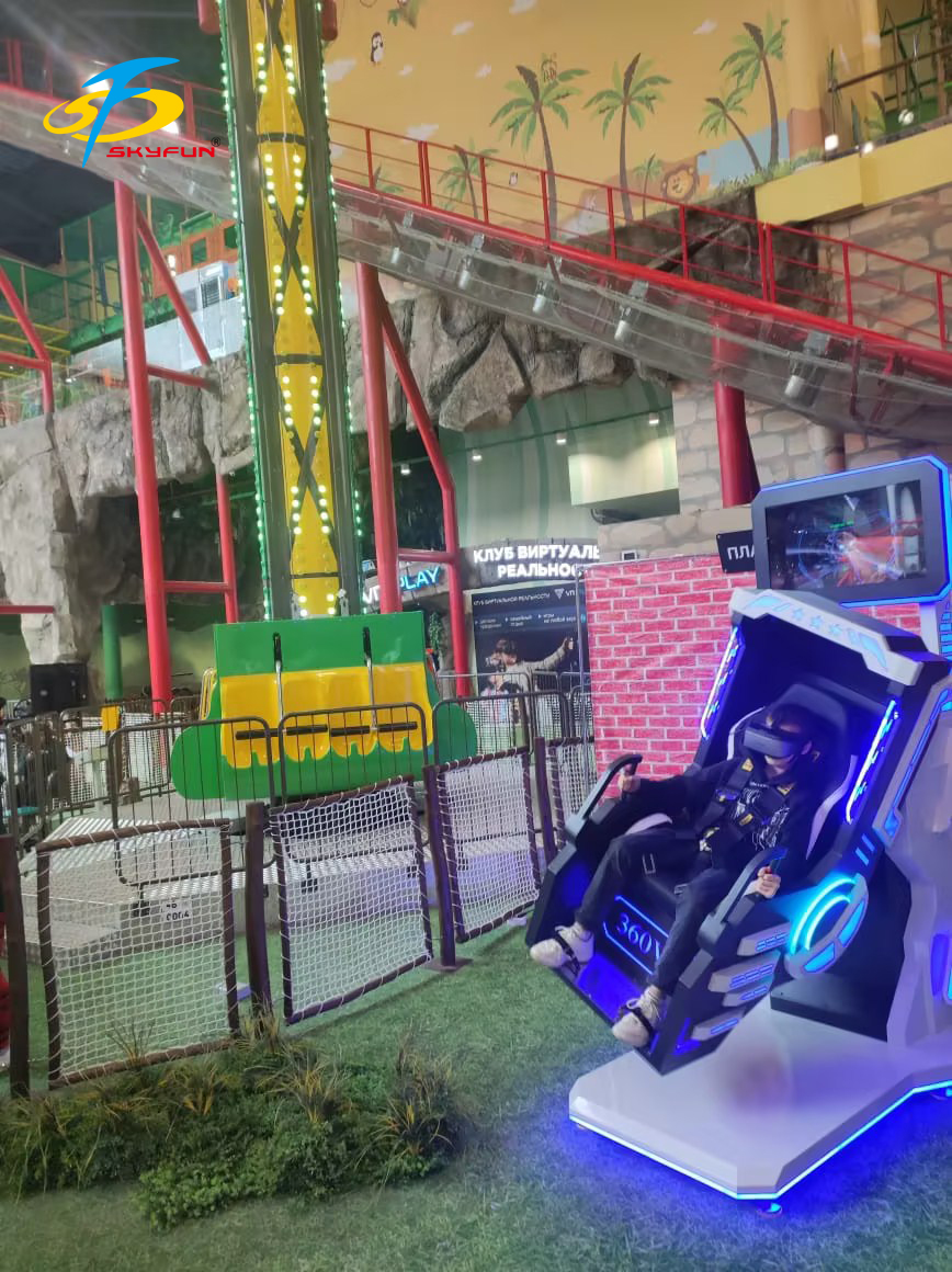 Russian customers purchased a single-player 360 VR simulator and placed it in a large amusement park 2