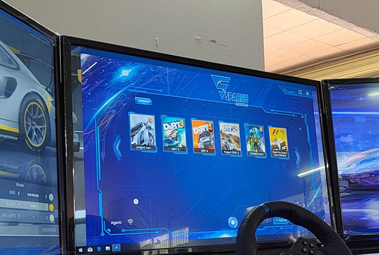 car racing simulator