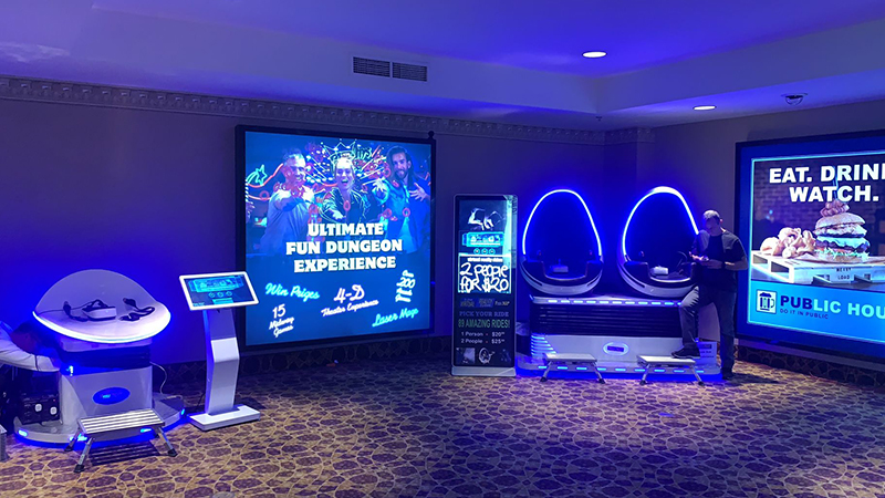 9D VR EGG CINEMA in Las Vegas USA 5