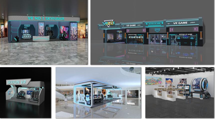 vr amusemt park ,vr theme park,vr arcade machine