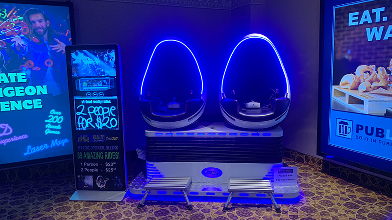 9D VR EGG CINEMA in Las Vegas USA 3