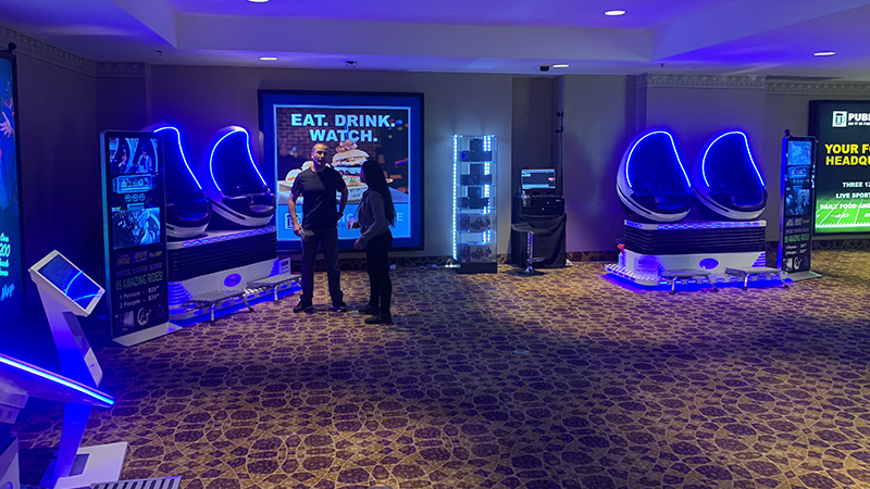 9D VR EGG CINEMA in Las Vegas USA 2