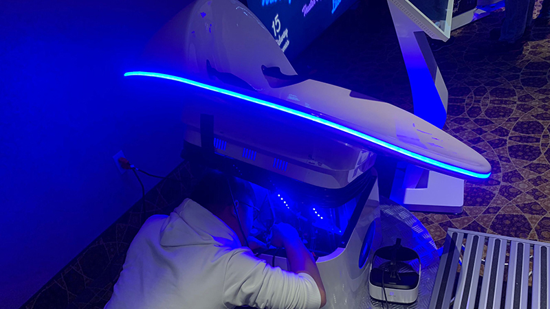 9D VR EGG CINEMA in Las Vegas USA 1