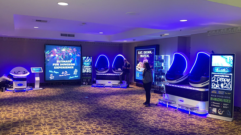 9D VR EGG CINEMA in Las Vegas USA 4