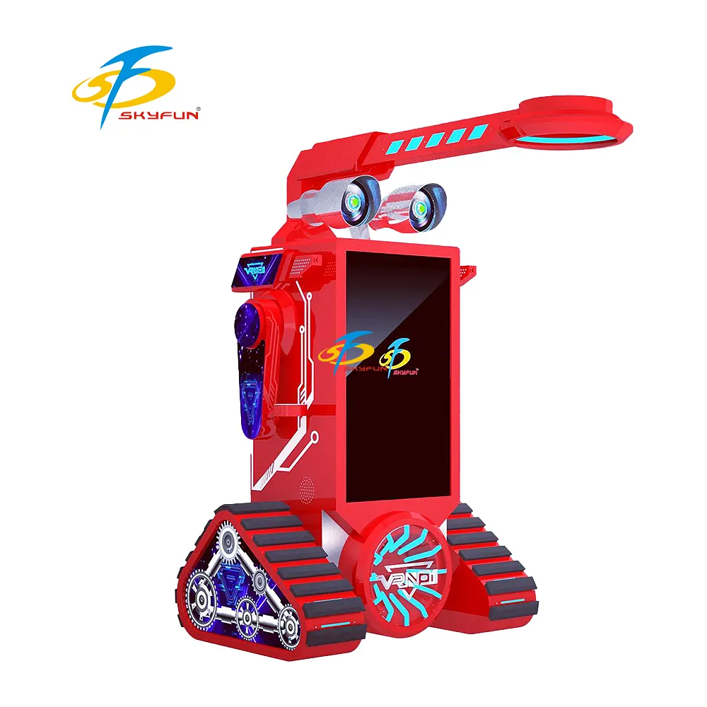 VR Robot VR Racing Simulator – Infrared, Sound, 100+ Games, Labor-Saving 1