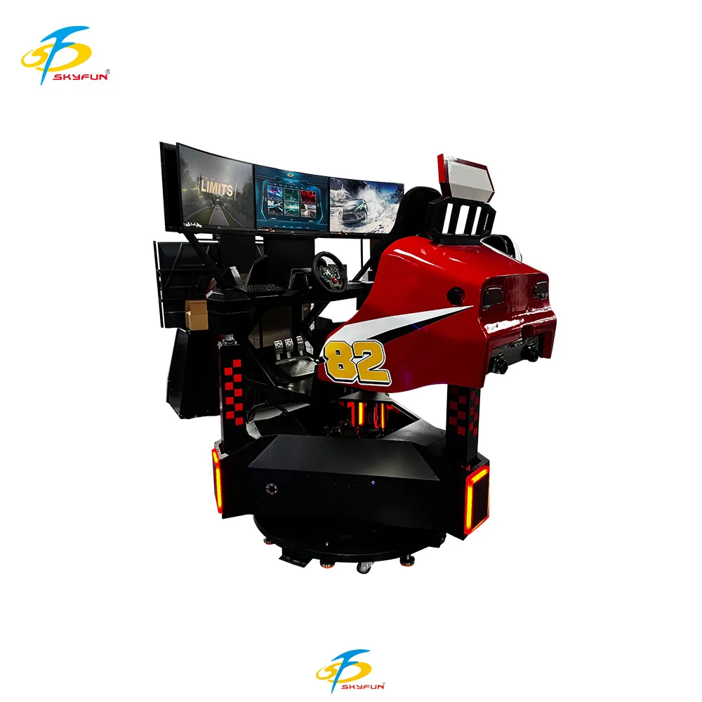 Triple-Screen VR Racing Arcade: Ultimate Driving Experience 1