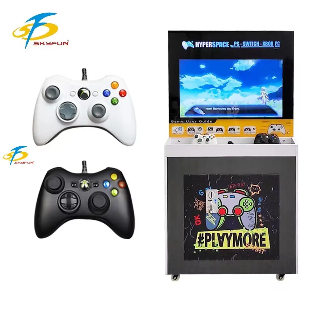 Wooden Arcade Game Console - Social Multiplayer Experience 1